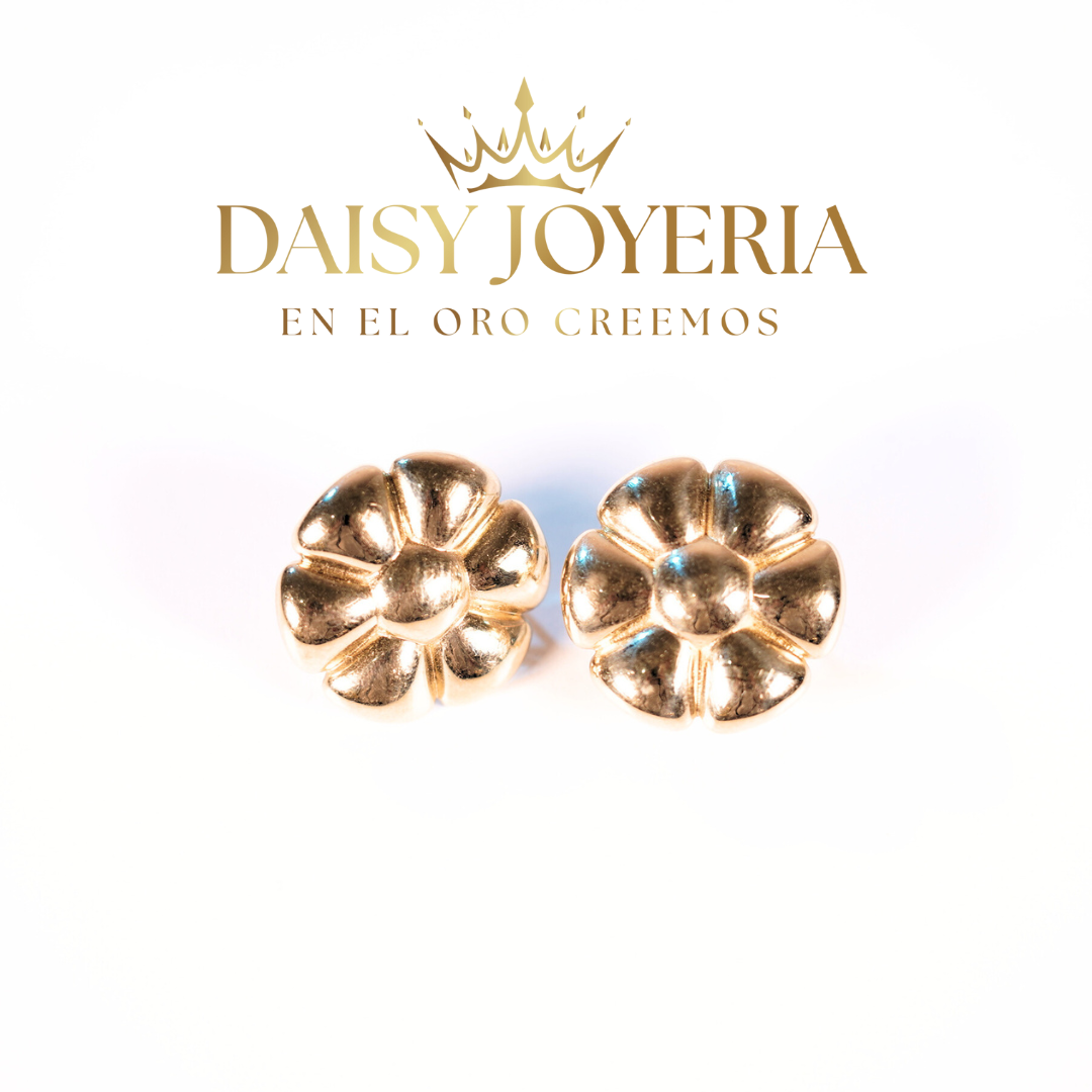 10K FLOWER EARRINGS 6.33 GR