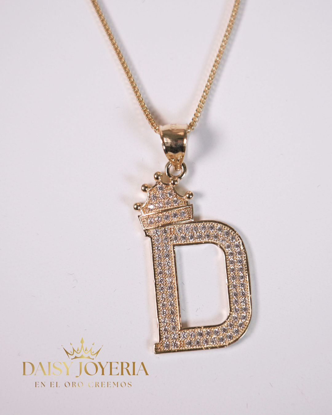 D LETTER CHARM 10K 3.3G