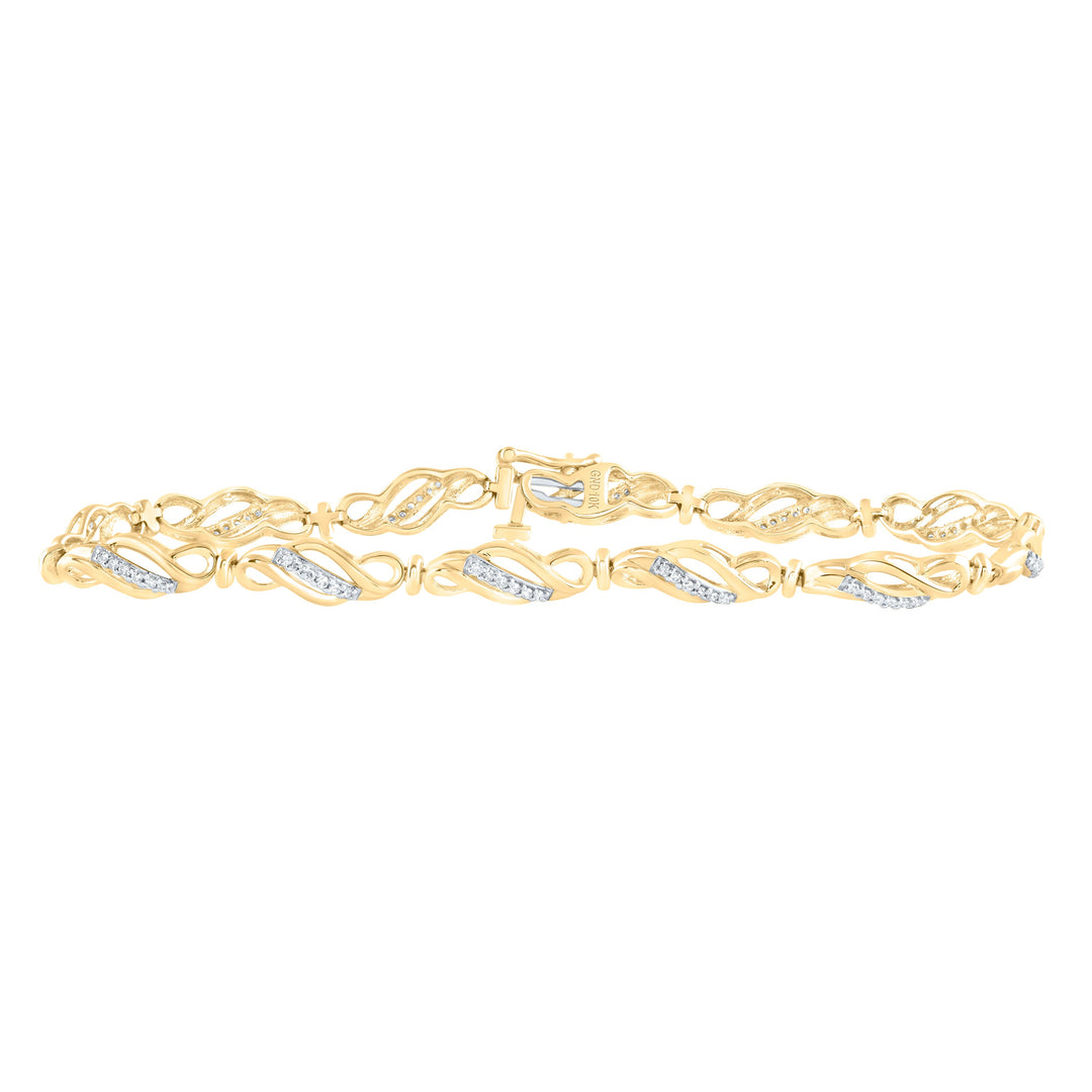 1/3CTW-DIA FASHION BRACELET Daisy Joyeria