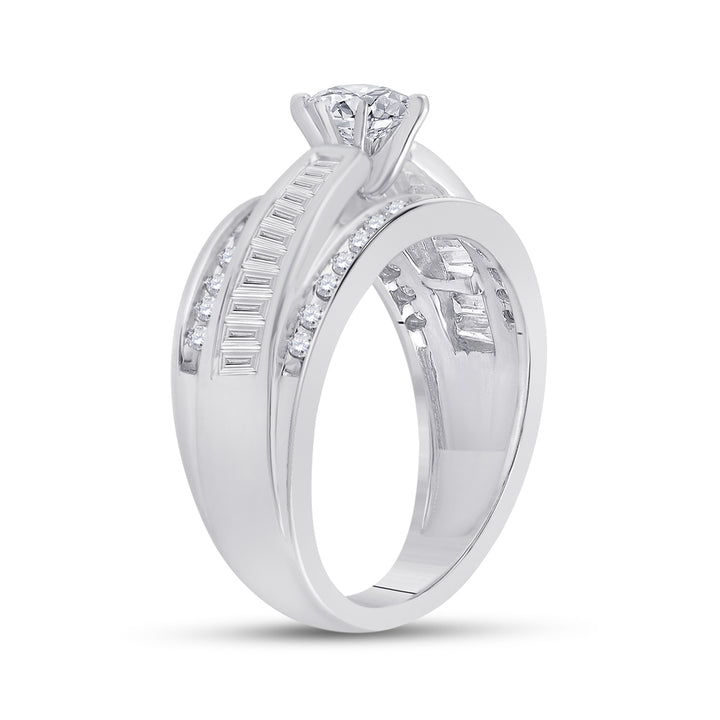 14kt White Gold Womens Marquise Diamond Solitaire Bridal Wedding Engagement Ring 1.00 Cttw 7 Daisy Joyeria