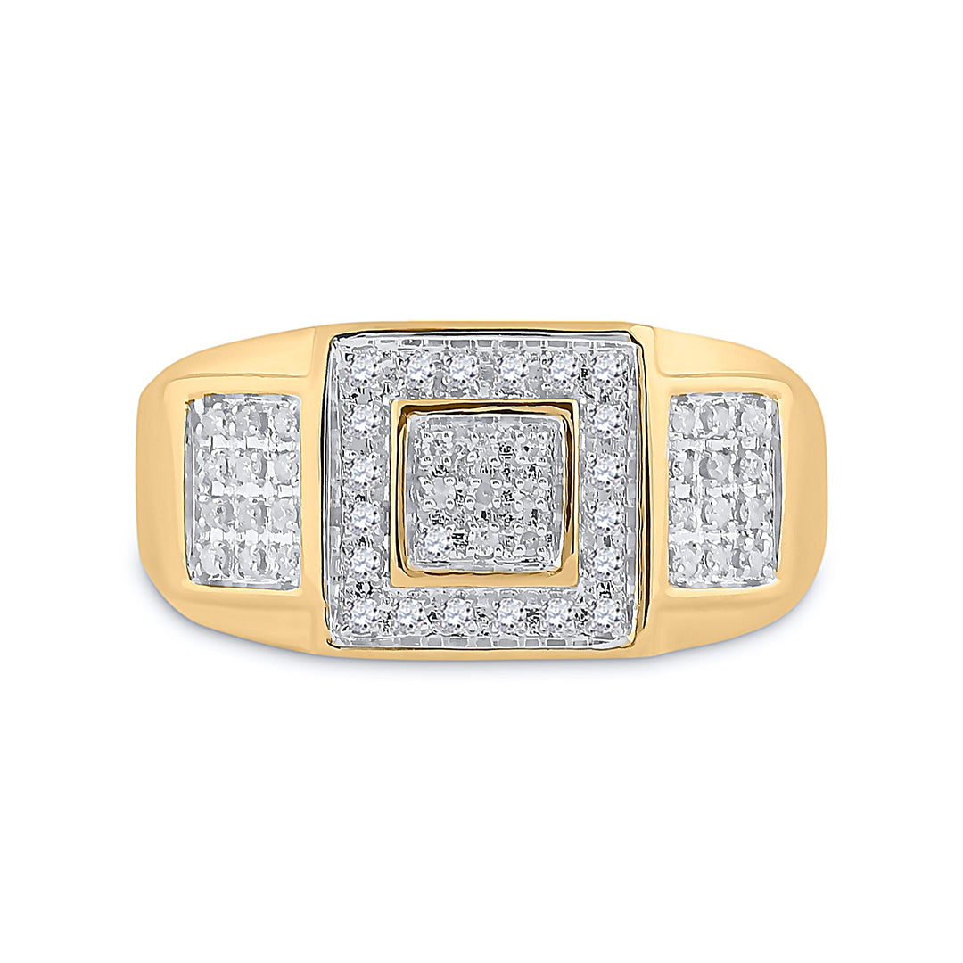 1/4CTW MICRO-PAVE DIA. RING 10 Daisy Joyeria