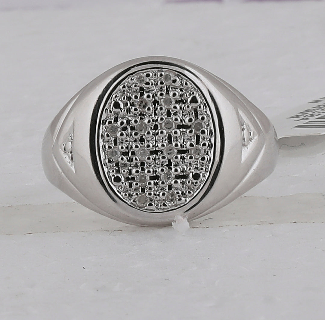 1/6CT-DIA FASHION MENS RING 10 Daisy Joyeria