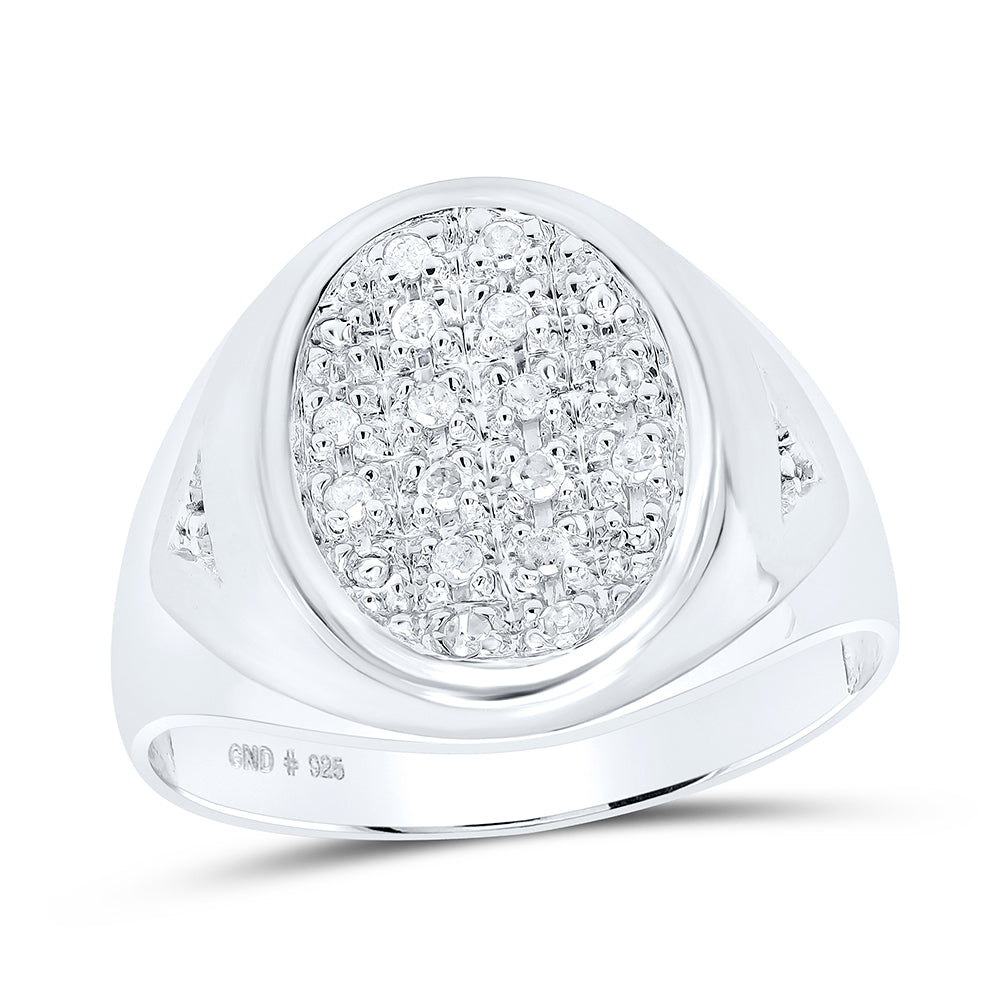 1/6CT-DIA FASHION MENS RING 10 Daisy Joyeria