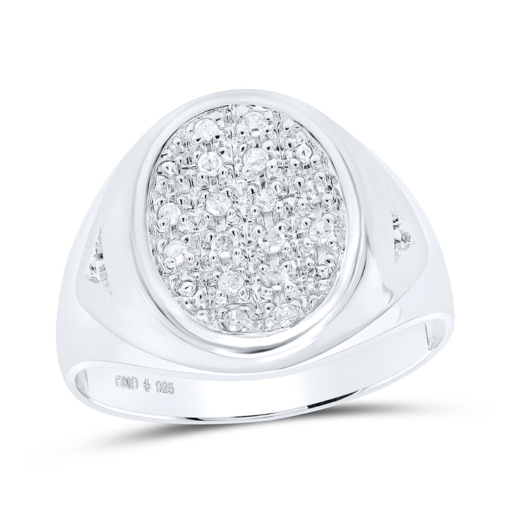 1/6CT-DIA FASHION MENS RING 10 Daisy Joyeria