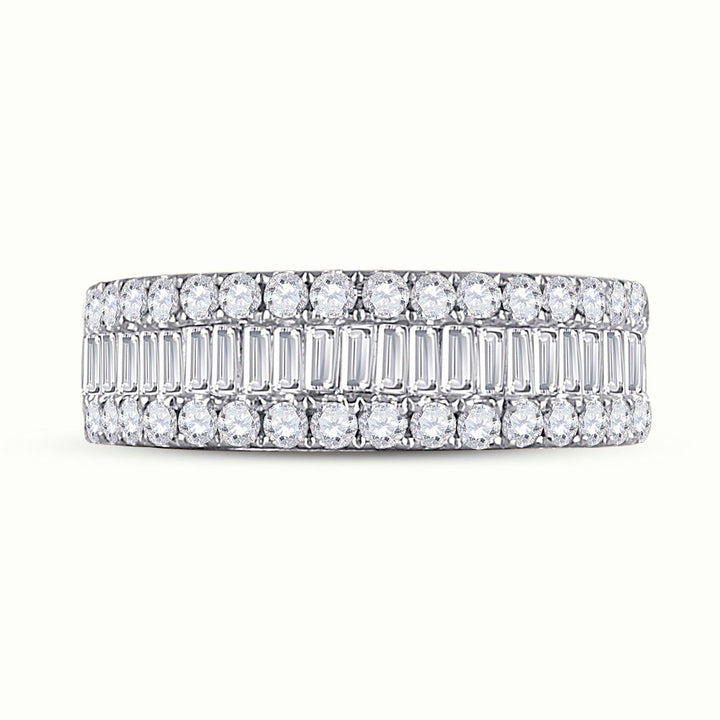 1 1/2CTW-DIA BAND 7 Daisy Joyeria