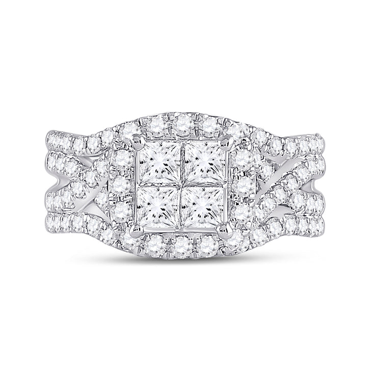 2 Cttw DIA  BRIDAL RING 7 Daisy Joyeria