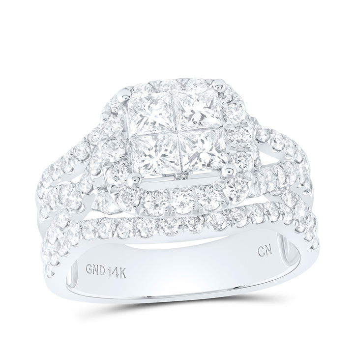 2 Cttw DIA  BRIDAL RING 7 Daisy Joyeria
