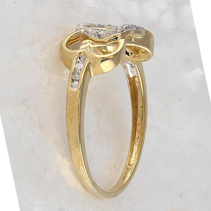 1/10CTW-DIA HEART RING 7 Daisy Joyeria