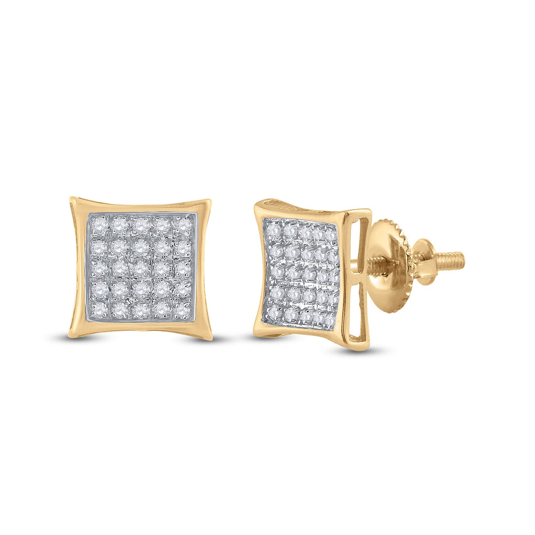 1/6CT-DIA MICRO-PAVE EARRINGS Daisy Joyeria