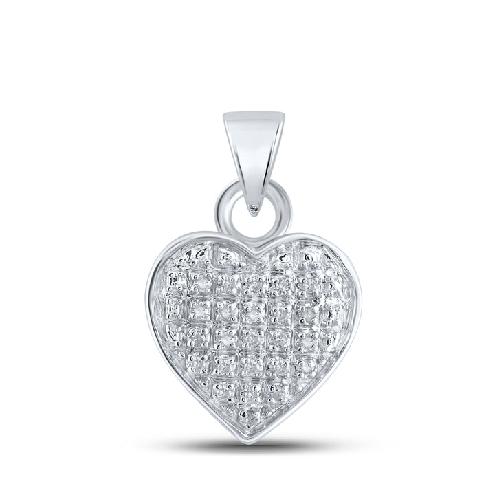 1/20CTW-DIA MICRO-PAVE PENDANT Daisy Joyeria