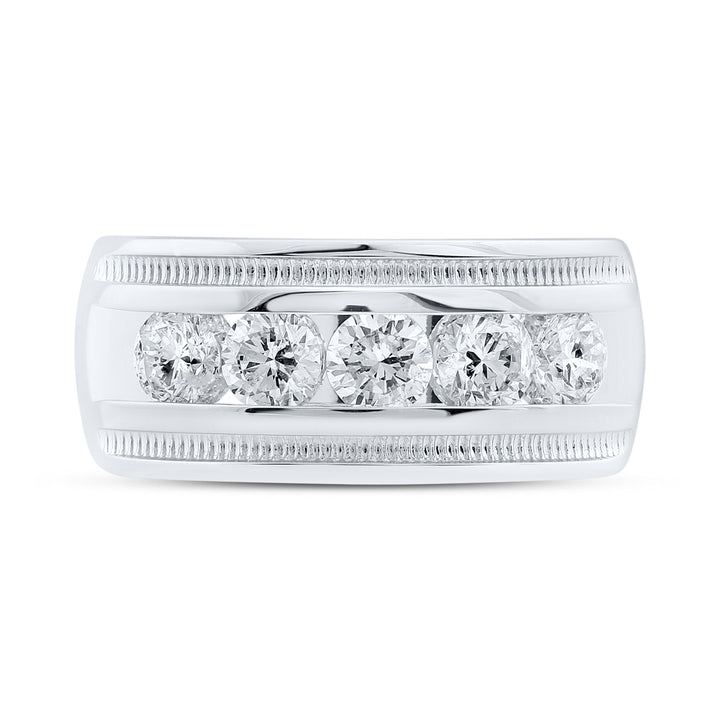 2 CTW-DIA ANA M  ACCU SET MENS BAND Daisy Joyeria