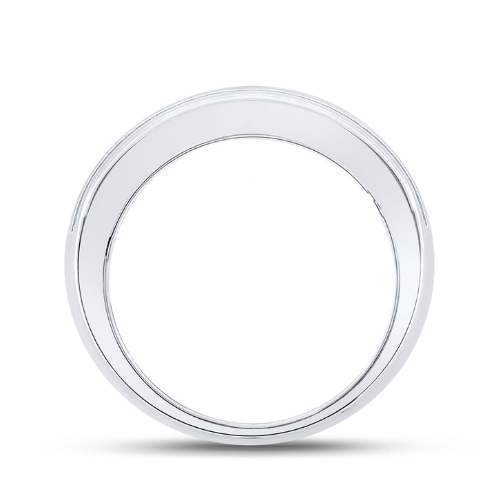 2 CTW-DIA ANA M  ACCU SET MENS BAND Daisy Joyeria