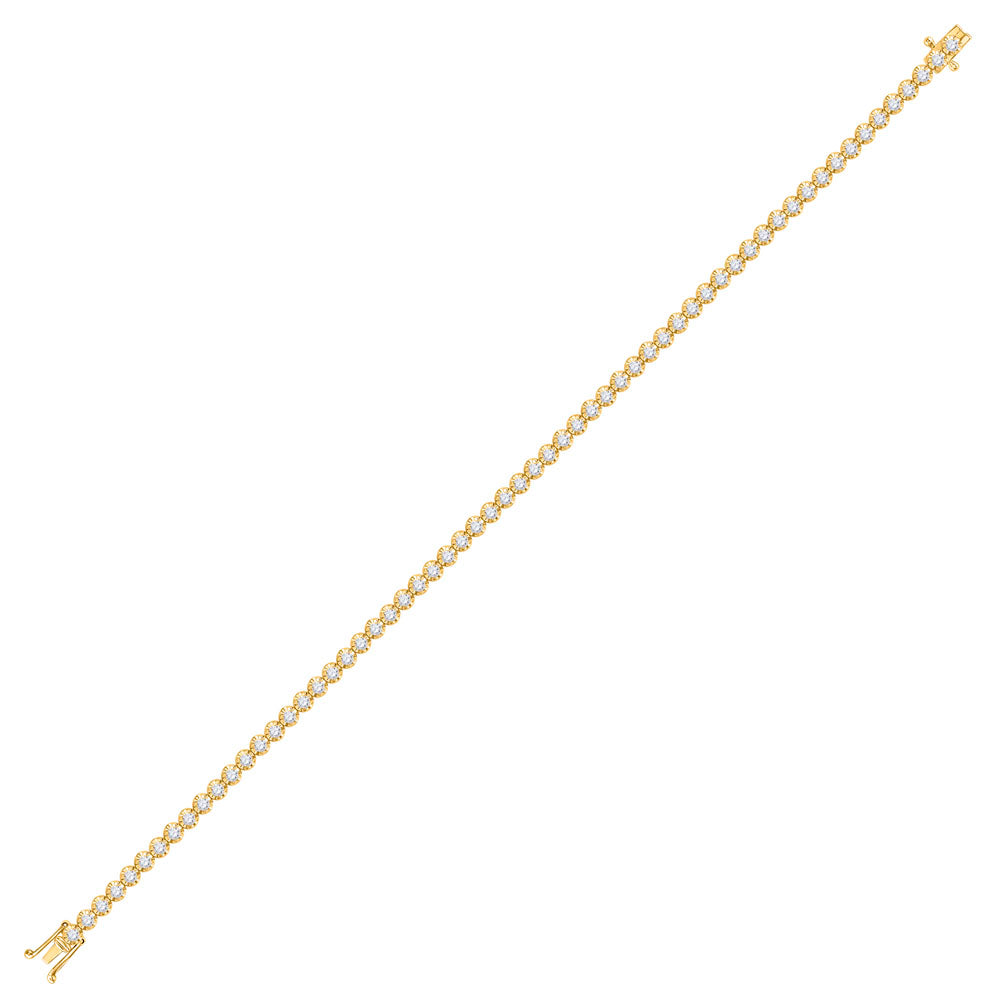 2 CTW-DIA NK TENNIS BRACELET(7 INCH) Daisy Joyeria