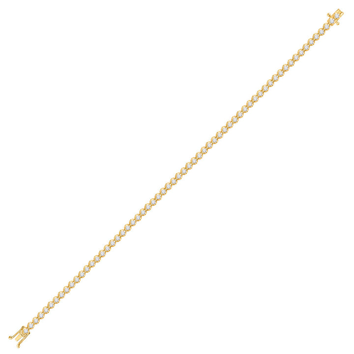 2 CTW-DIA NK TENNIS BRACELET(7 INCH) Daisy Joyeria