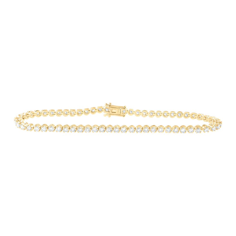 2 CTW-DIA NK TENNIS BRACELET(7 INCH) Daisy Joyeria