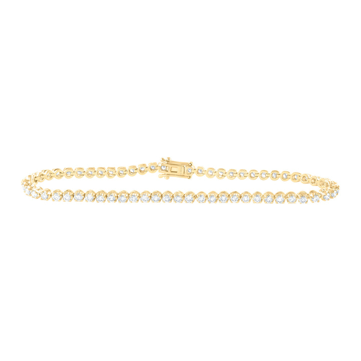 2 CTW-DIA NK TENNIS BRACELET(7 INCH) Daisy Joyeria