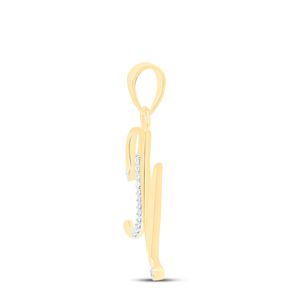 1/20CTW-DIA  "" M "" PENDANT Daisy Joyeria