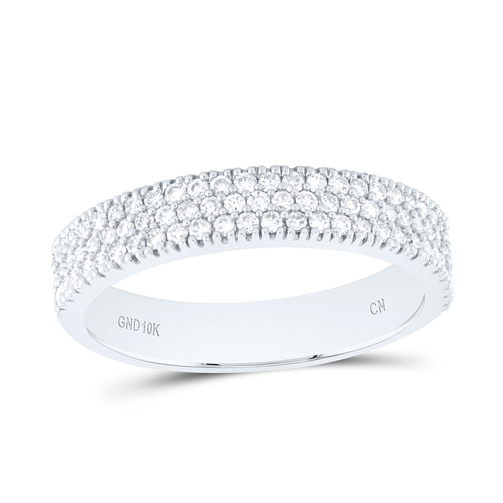 1/2CT-DIA CN FASHION LADIES BAND 7 Daisy Joyeria