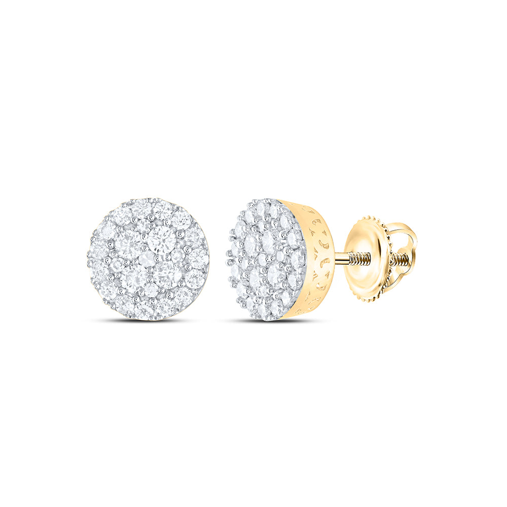 5/8CTW-DIA NK ROUND EARRING Daisy Joyeria