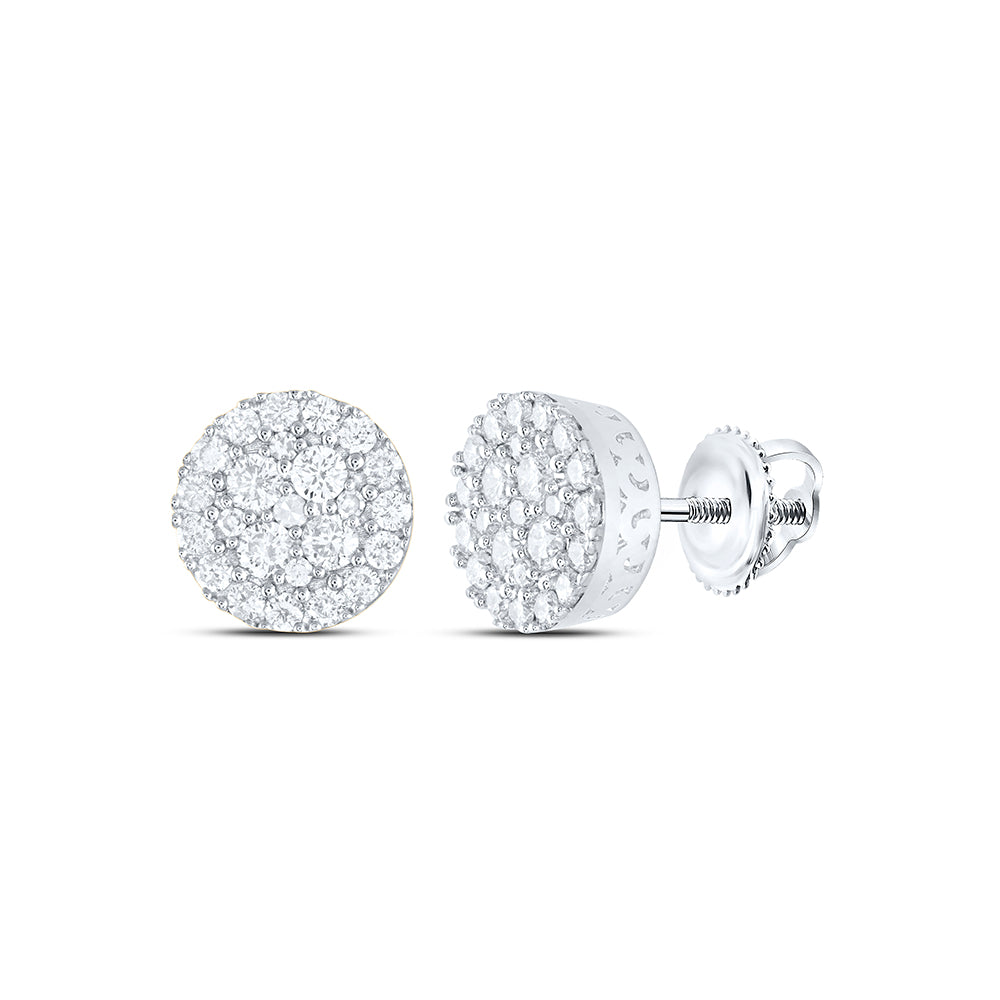5/8CTW-DIA NK ROUND EARRING Daisy Joyeria