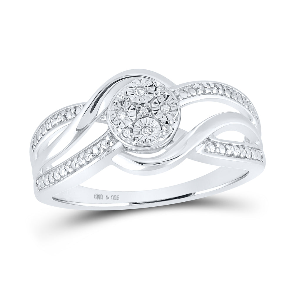 1/20CTW-DIA P2 GIFT RING 7 Daisy Joyeria