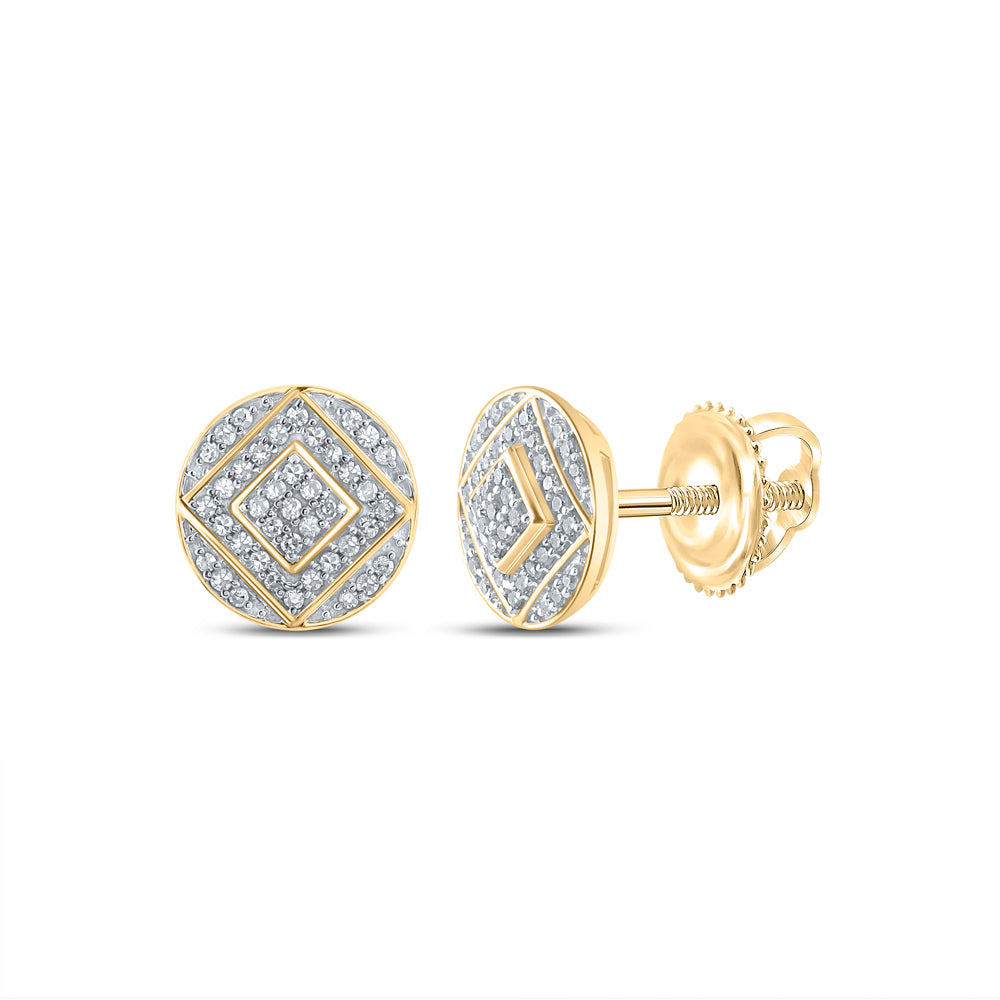 1/3CTW-DIA P1 GIFT ROUND EARRING Daisy Joyeria