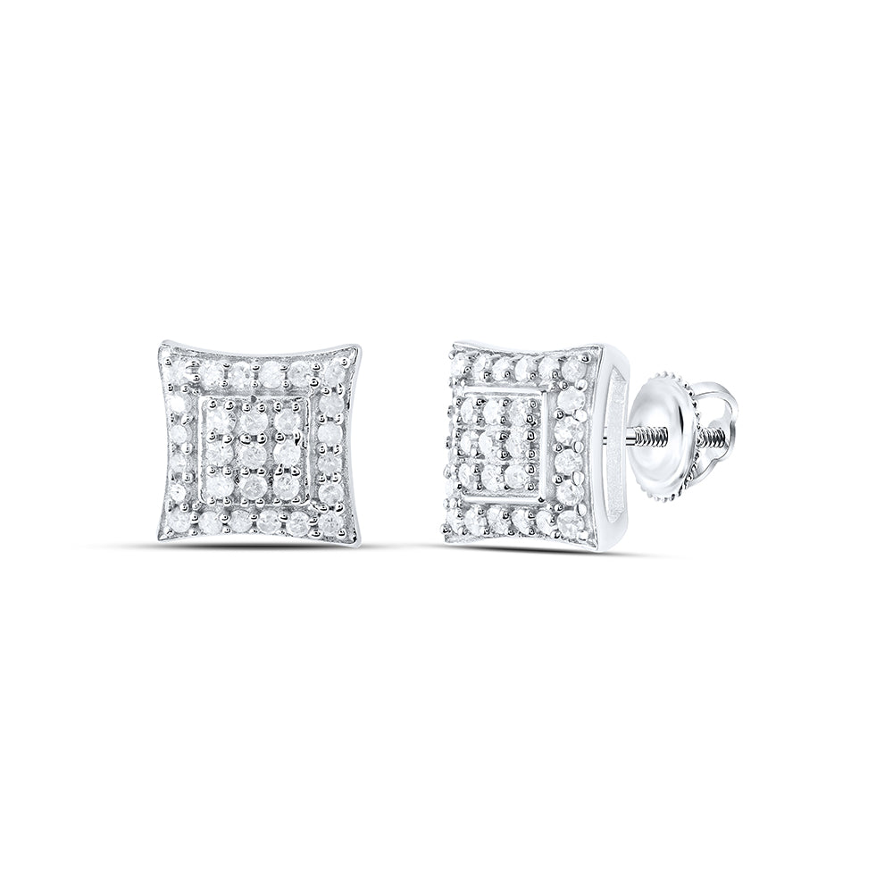 1/4CTW-DIA P1 GIFT SQUARE KITE EARRING Daisy Joyeria