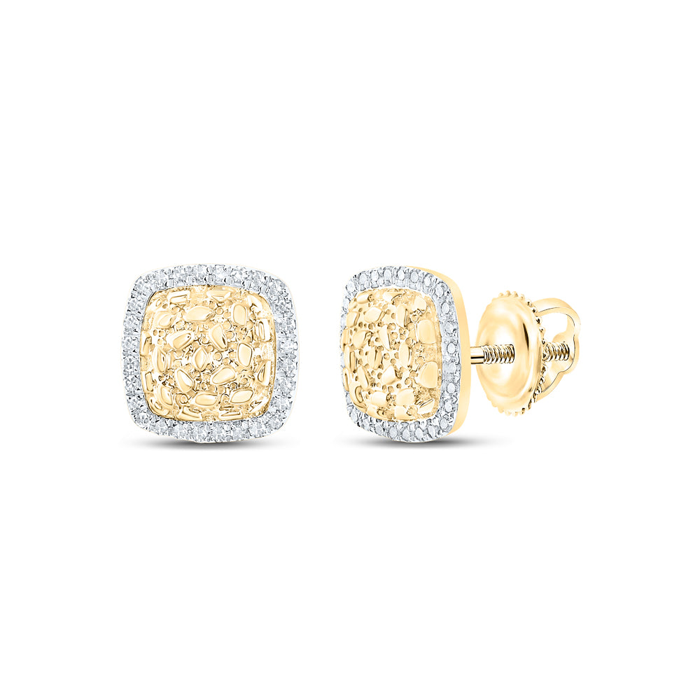 1/6CTW-DIA CN FASHION CUSHION EARRING Daisy Joyeria