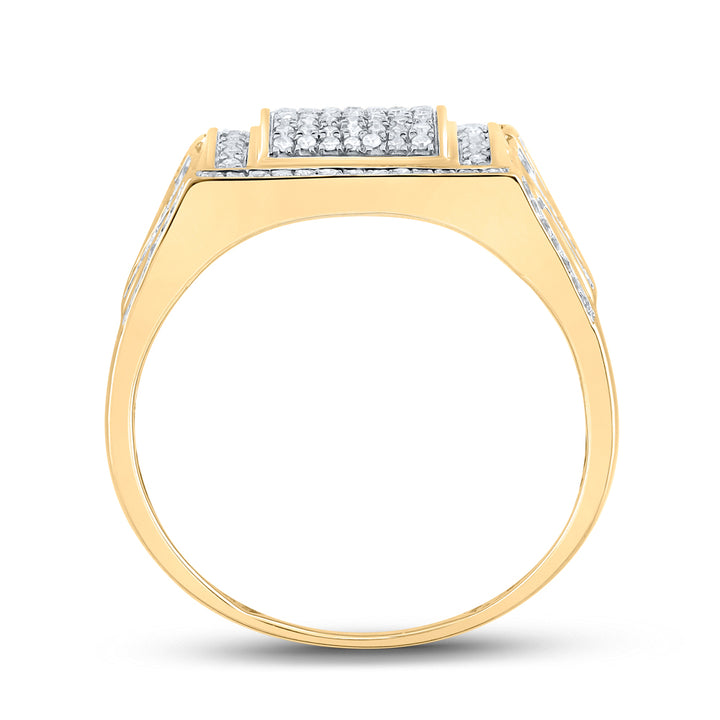 3/8 CTW-DIA P1 MENS RING 10 Daisy Joyeria