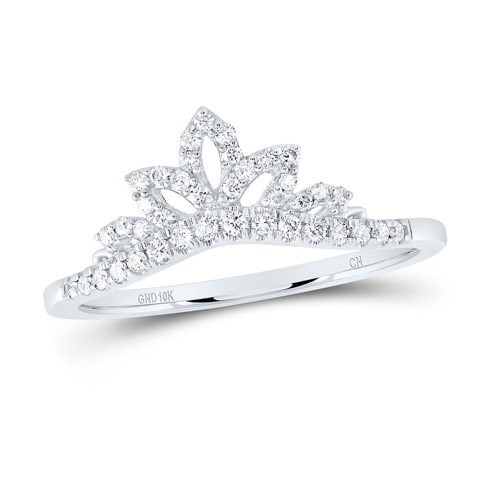 1/5CTW-DIA CN CROWN ENHANCER RING 7 Daisy Joyeria