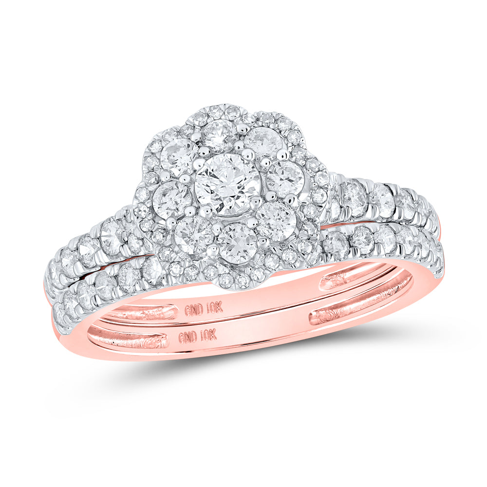 1CTW-DIA NK BRIDAL SET 7 Daisy Joyeria
