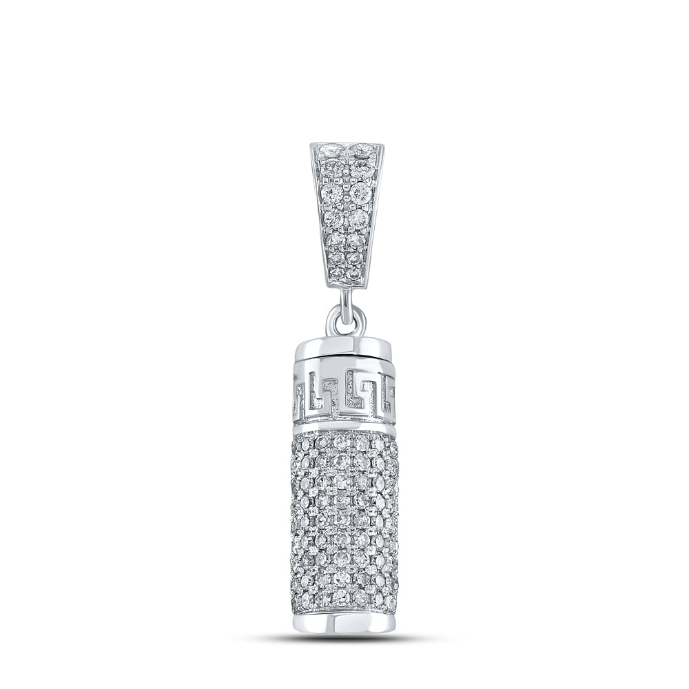 1 CTW-DIA NK "URN" MENS CHARM Daisy Joyeria