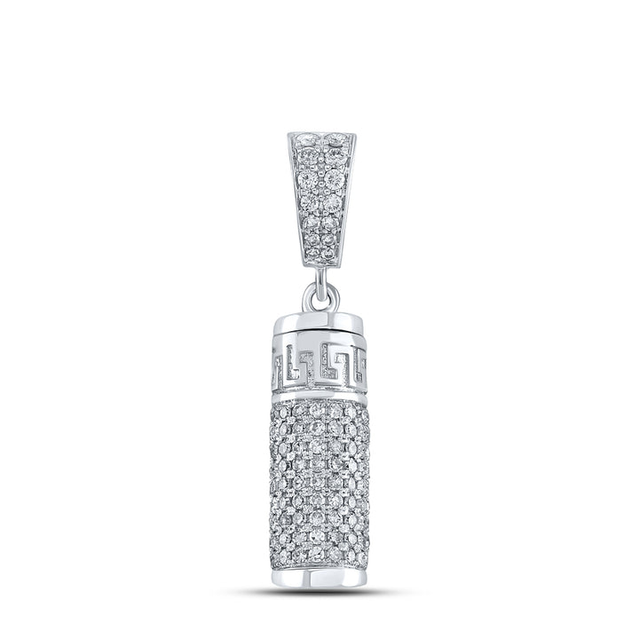 1 CTW-DIA NK "URN" MENS CHARM Daisy Joyeria