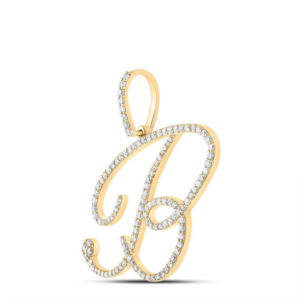 3/4CTW-DIA P1 INITIAL "B" GIFT PENDANT Daisy Joyeria