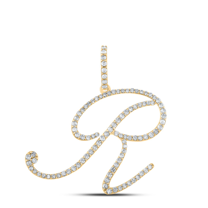 5/8CTW-DIA P1 INITIAL "R" GIFT PENDANT Daisy Joyeria
