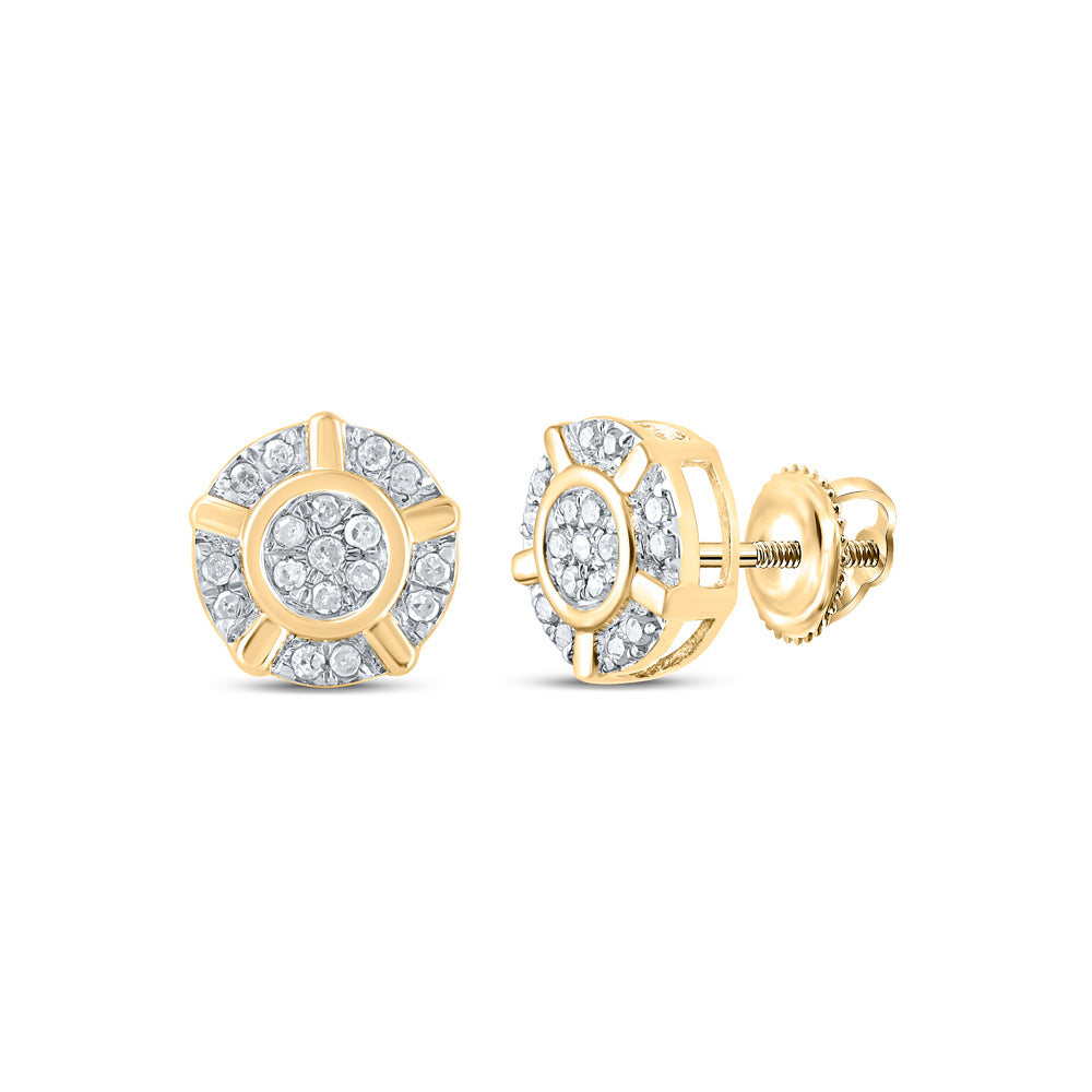 1/10CTW-DIA P3 GIFT ROUND EARRING Daisy Joyeria