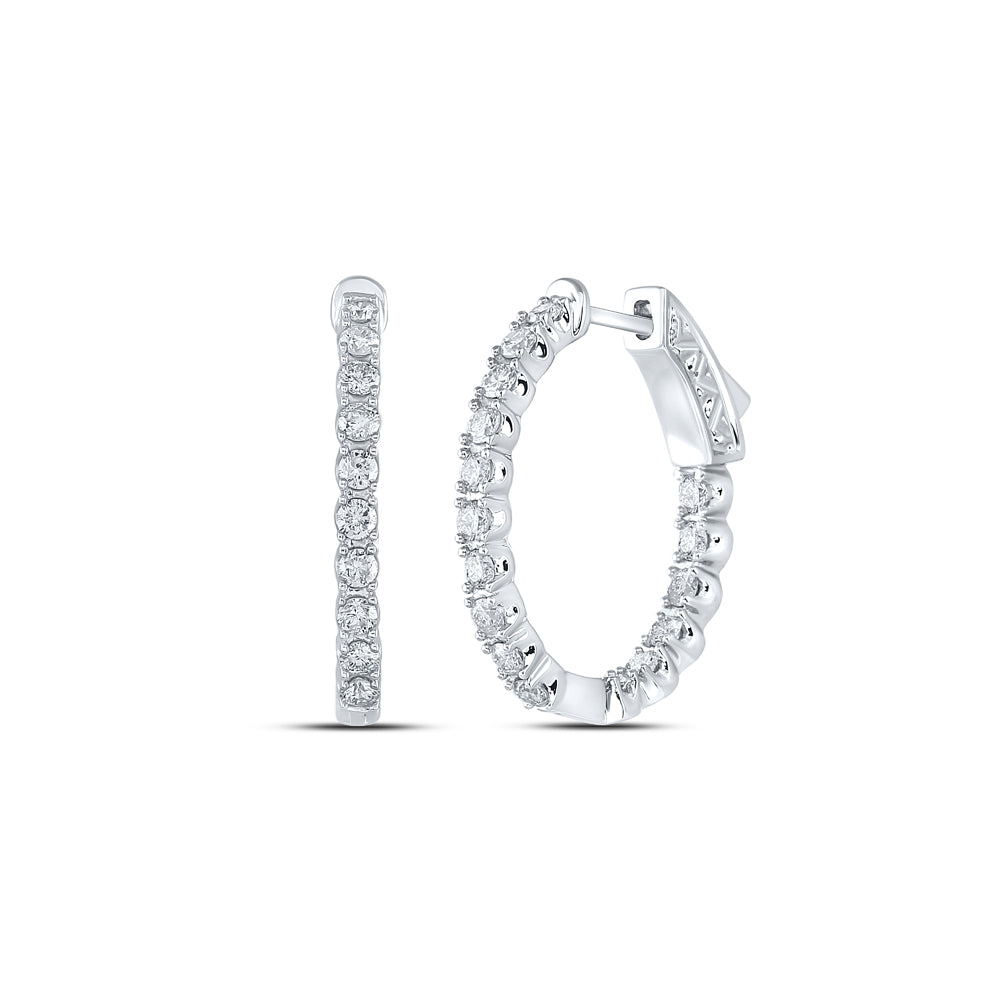 1 CTW-DIA CN FASHION HOOPS EARRING Daisy Joyeria