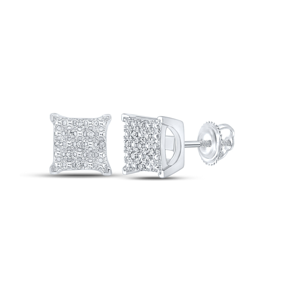 1/20CTW-DIA P3 GIFT SQUARE KITE EARRING Daisy Joyeria
