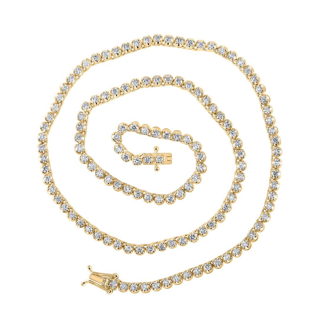 4 3/8CTW-DIA NK TENNIS CHAIN (16 INCH) Daisy Joyeria