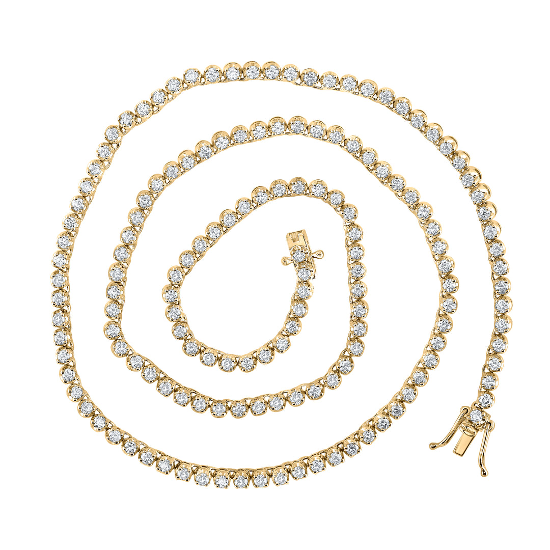 4 5/8CTW-DIA NK TENNIS CHAIN (18 INCH) Daisy Joyeria