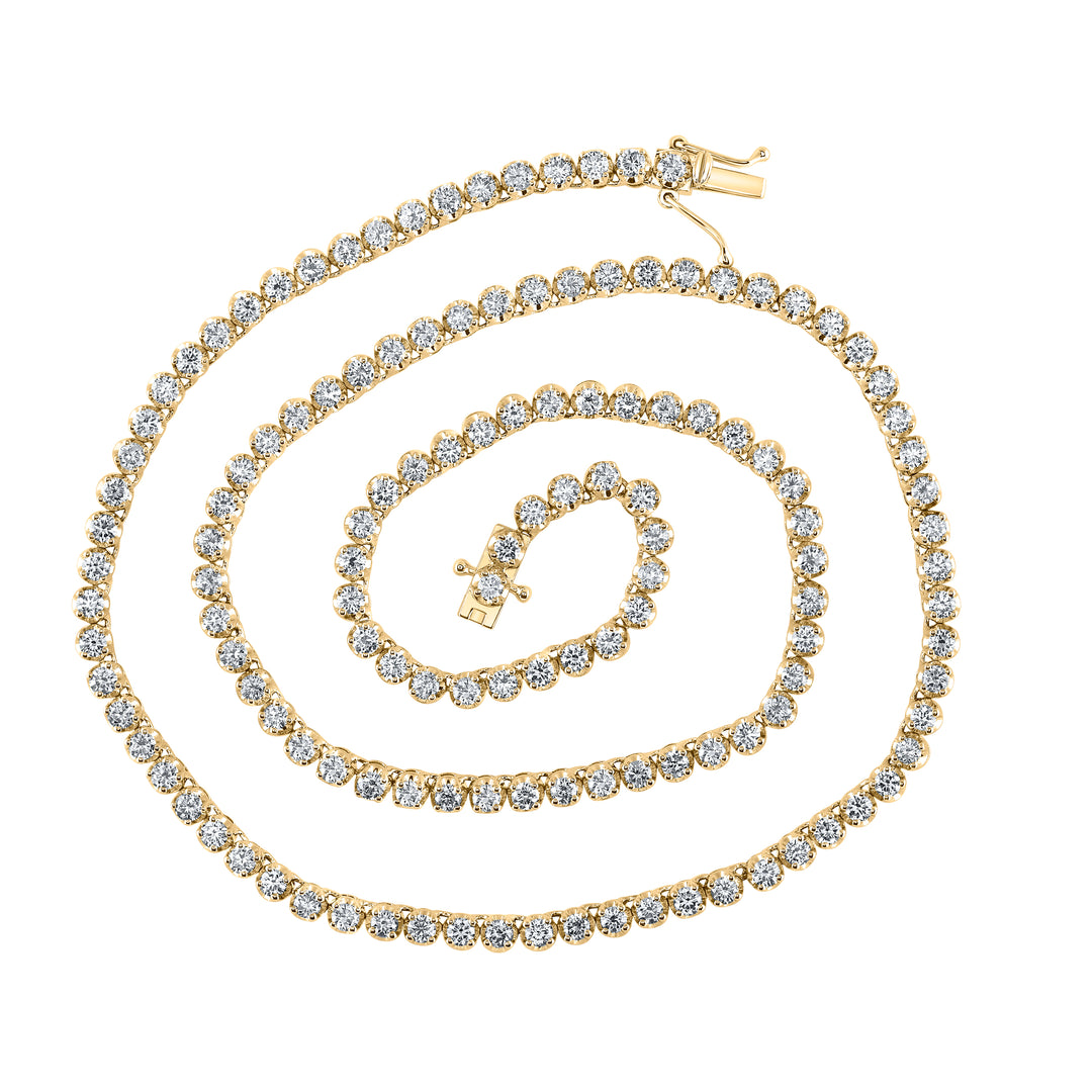 6 7/8CTW-DIA NK TENNIS CHAIN (18 INCH) Daisy Joyeria