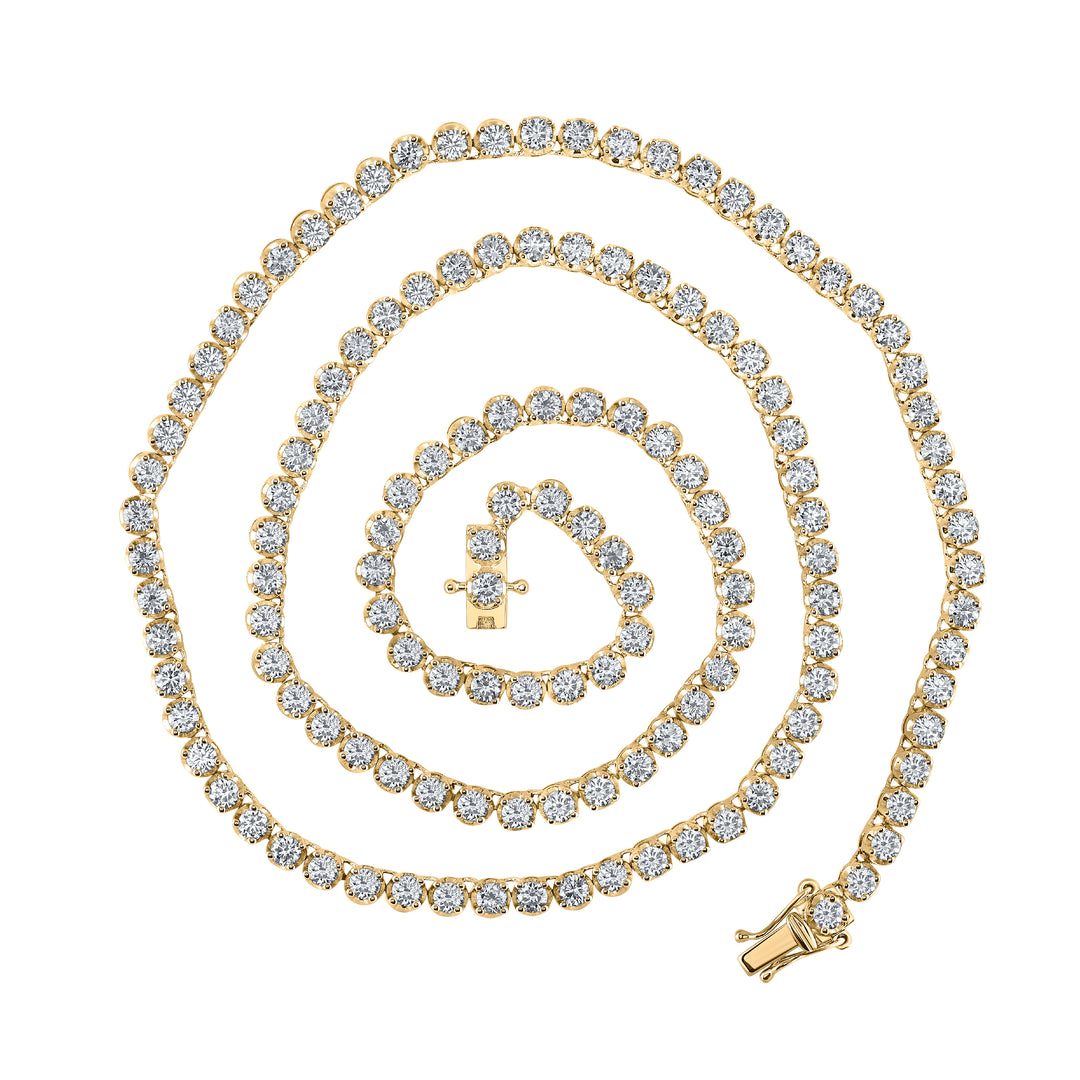 11 1/4CTW-DIA NK TENNIS CHAIN (20 INCH) Daisy Joyeria