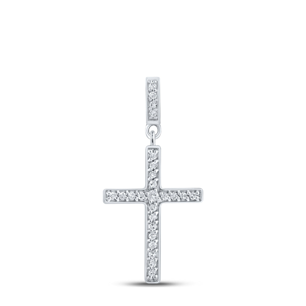 1/10CTW-DIA NK GIFT CROSS PENDANT Daisy Joyeria