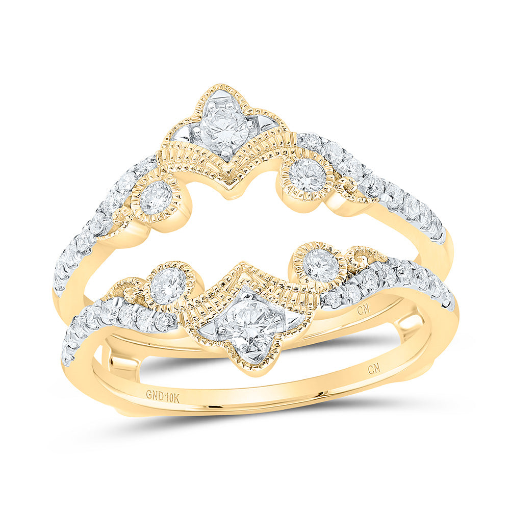 1/2CTW-NAT DIA CN ENHANCER RING 7 Daisy Joyeria