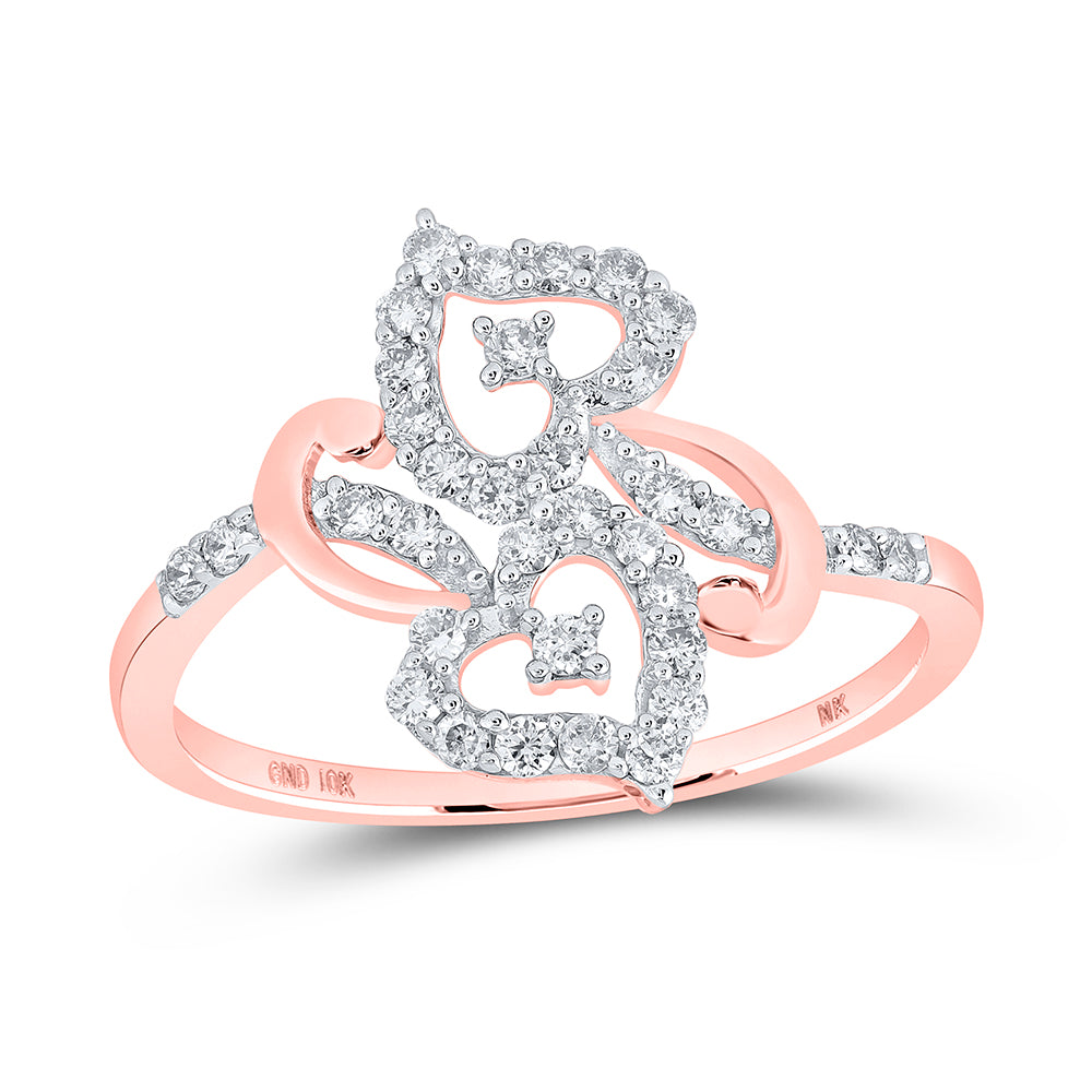 1/3CTW-DIA NK HEART RING 7 Daisy Joyeria