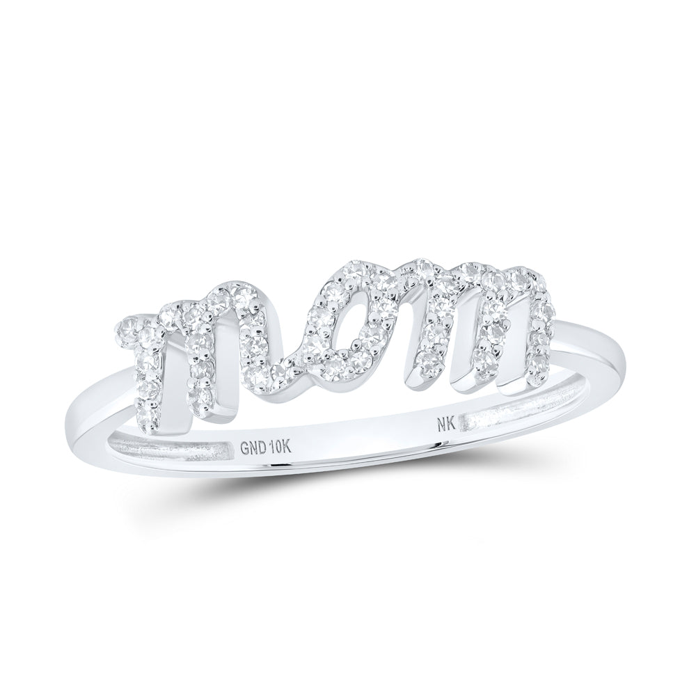 1/6CTW-NAT DIA NK MOM RING 7 Daisy Joyeria