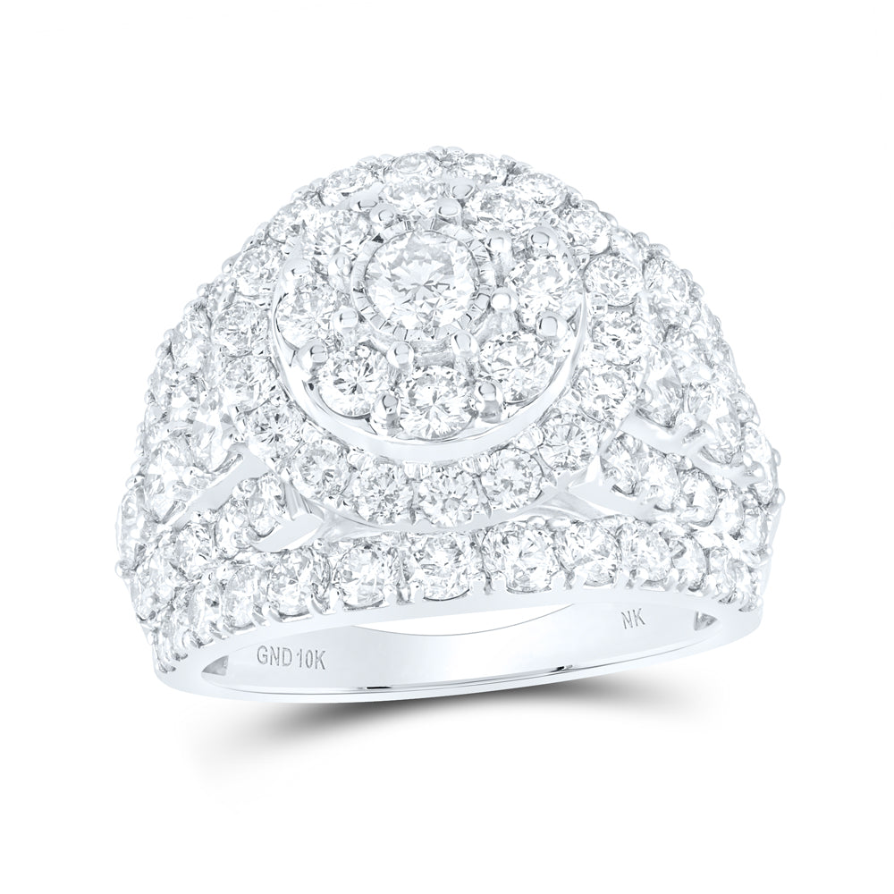 4CTW-NAT DIA NK 1/5CT-CRD ENGAGEMENT RING 7 Daisy Joyeria