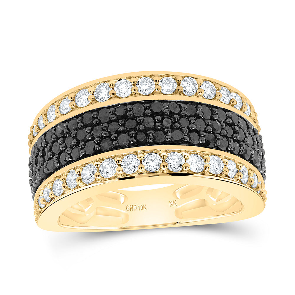 1 1/4CTW-NAT DIA NK MENS BAND 10 Daisy Joyeria