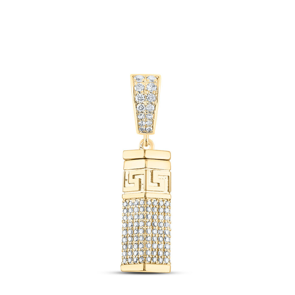 7/8CTW-NAT DIA NK URN PENDANT Daisy Joyeria