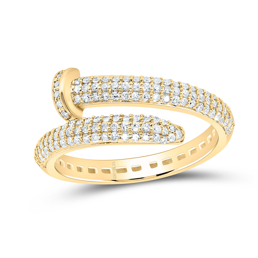 1/2CTW-NAT DIA NK NAIL RING 7 Daisy Joyeria